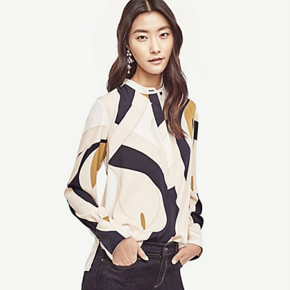 Ann Taylor Calla Lily Blouse